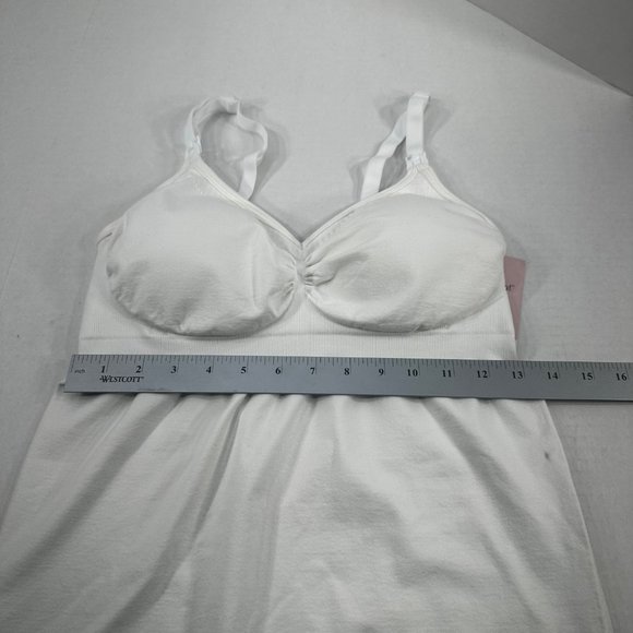 Bravado Basics Women's Size Large Slimming Maternity And Nursing Cami White New - Picture 8 of 14